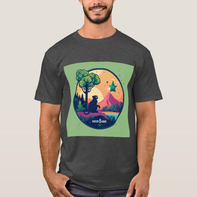 T-shirt logo d'un magasin de semences portant le nom SEED  (Devant)