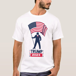 T-shirt Logo électoral 2024 Donald Trump pour le président