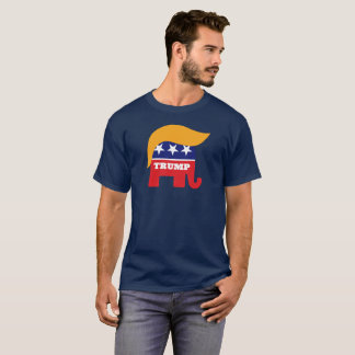 T-shirt Logo Éléphant GOP Chevelure de Donald Trump