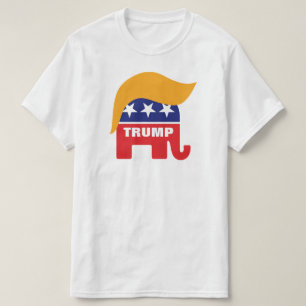 T-shirt Logo éléphant GOP cheveux Donald Trump