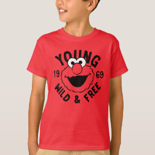 T-shirt Logo Elmo Skate - Young, Wild & Free 1969