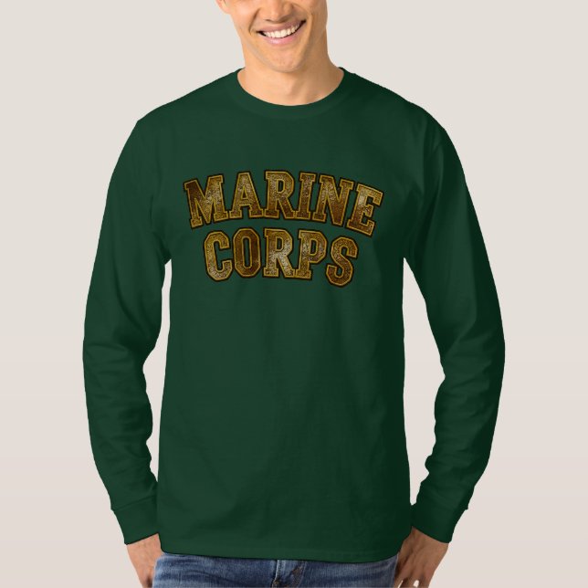 T-shirt Logo Emblème Vétéran Corps des Marines (Devant)