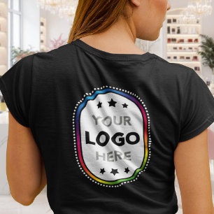T-Shirt Logo Entreprise Féminine - Grand Imprimé a