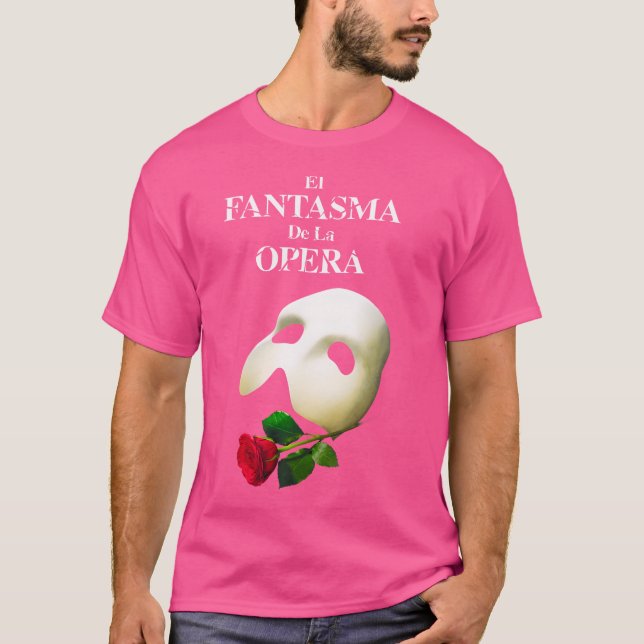 T-shirt Logo Espagnol "Phantom De L'Opéra" (Devant)