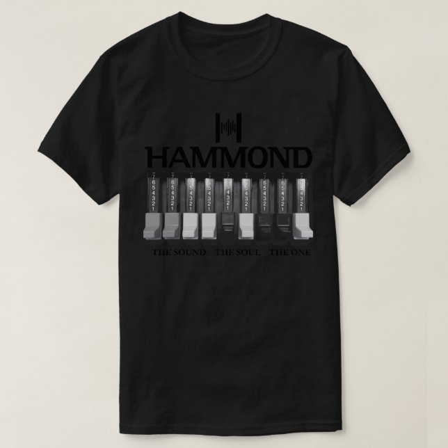 T-shirt Logo et graphismes de Hammond Organ Classic T Shir (Design devant)