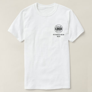 T-shirt Logo et slogan d'entreprise personnalisés