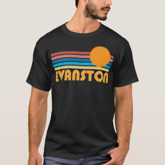 T-shirt Logo Evanston Retro Sunset