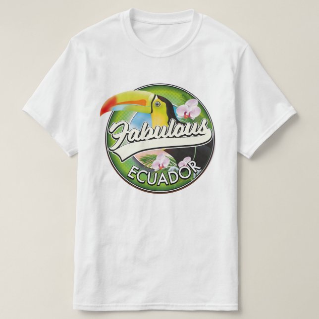 T-shirt Logo Explorer l'Équateur fabuleux (Design devant)