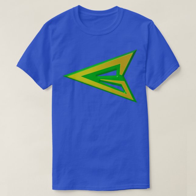 T-shirt logo Flèche verte (Design devant)