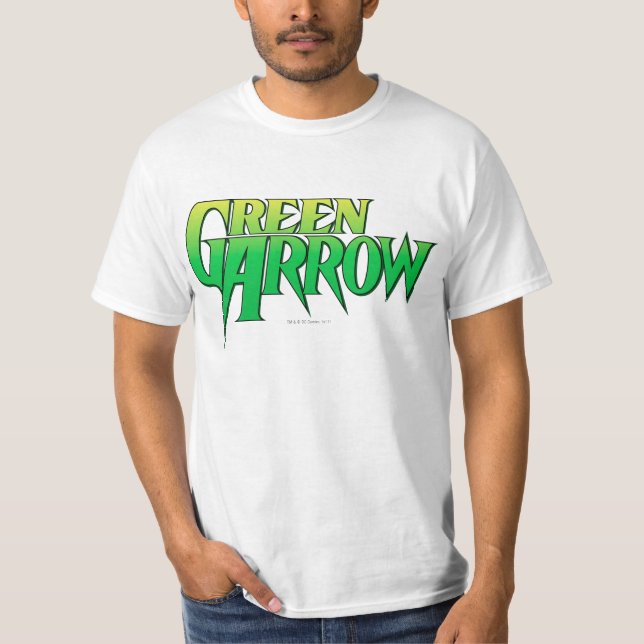 T-shirt Logo Flèche verte 3 (Devant)