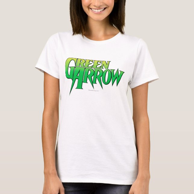 T-shirt Logo Flèche verte 3 (Devant)