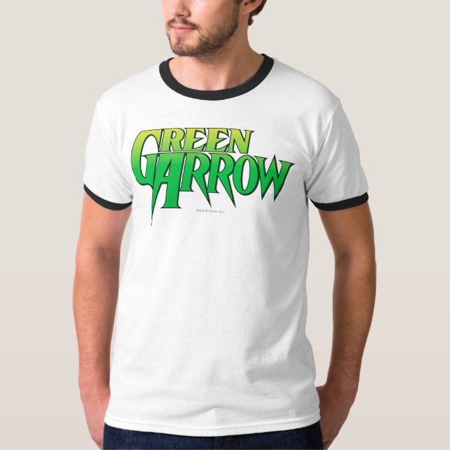 T-shirt Logo Flèche verte 3 (Devant)