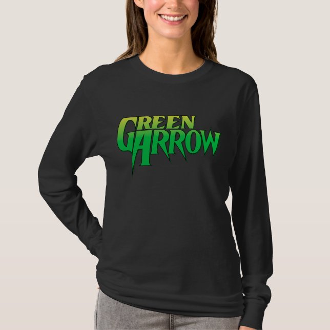 T-shirt Logo Flèche verte 3 (Devant)