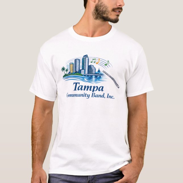 T-Shirt Logo Flûte TCB (Devant)