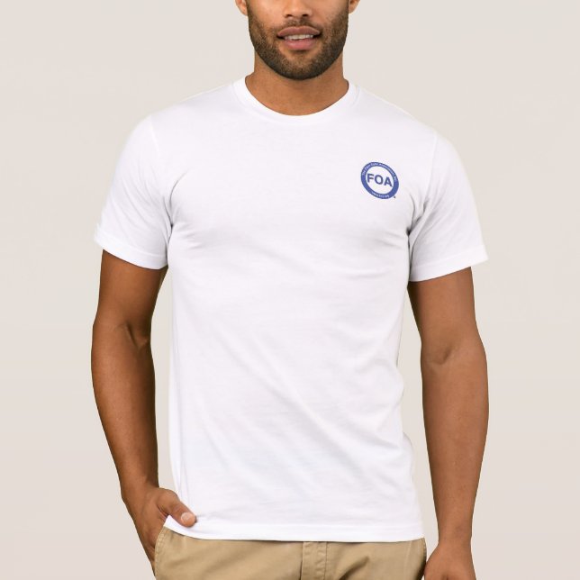 T-shirt Logo FOA Bella Canvas tee - shirt (Devant)