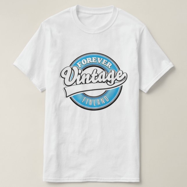 T-shirt Logo Forever vintage Finland (Design devant)