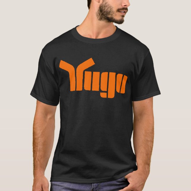 T-shirt Logo frais et rétro Cotto doux superbe de Yugo des (Devant)