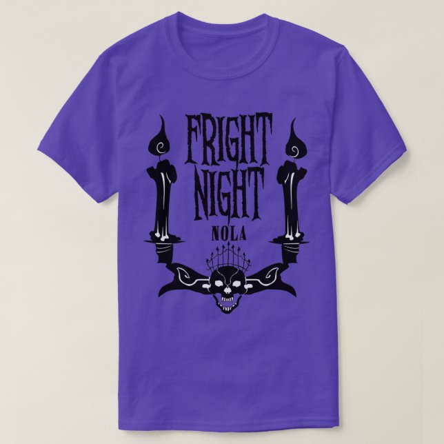 T-shirt Logo Fright Night NOLA (Design devant)