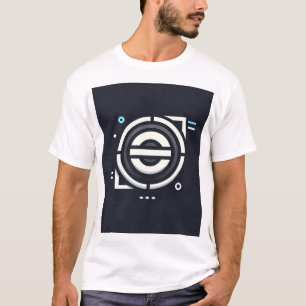 T-shirt Logo géométrique minimaliste moderne - Design élég