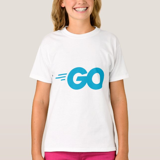T-shirt Logo Golang (Go Programming Language) (Devant)