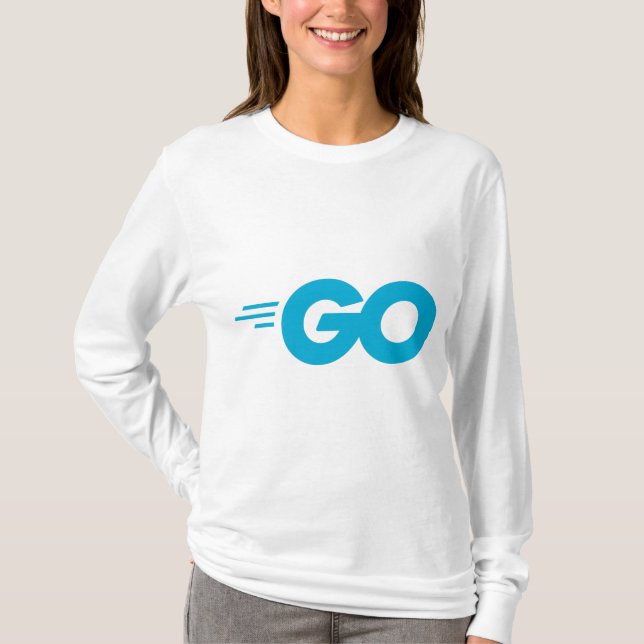 T-shirt Logo Golang (Go Programming Language) (Devant)