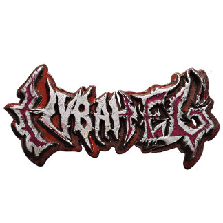 T-shirt Logo graffiti métallique 3D de métal lourd Edgy