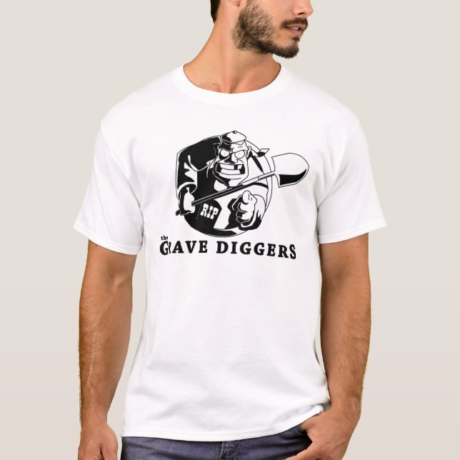 T-shirt logo grave de bêcheurs (Devant)