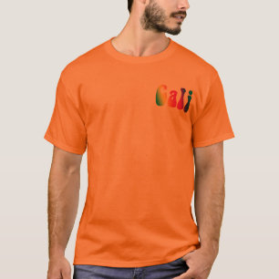 T-shirt Logo hippie de Cali Cravate-Dye California Tee