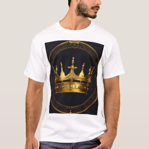 T-Shirt Logo Homme King   Tee Style Couronne Royal