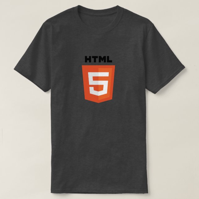 T-shirt Logo HTML5 (Design devant)