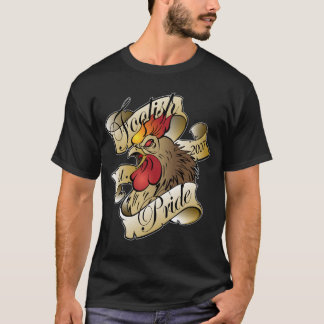 T-SHIRT LOGO INSENSÉ DE FIERTÉ ET PIÈCE EN T ARRIÈRE