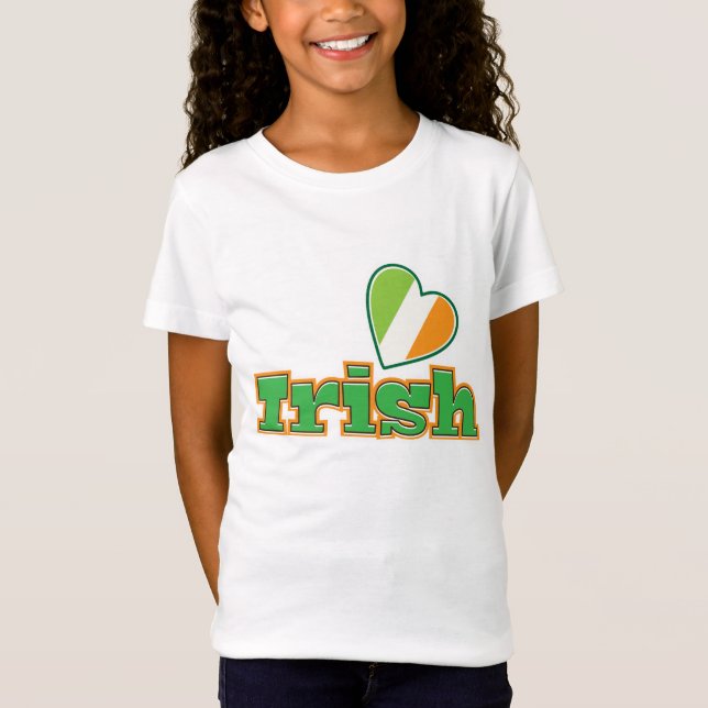 T-Shirt Logo irlandais de dessin animé (Devant)