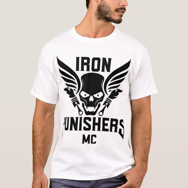T-Shirt Logo Iron Punishers Manches Courtes Hommes (Devant)