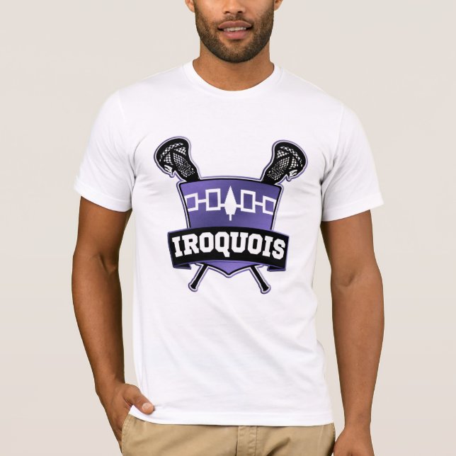 T-shirt Logo Iroquois Lacrosse (Devant)