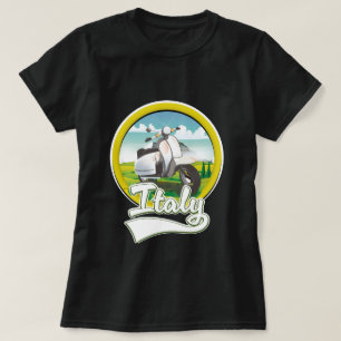 T-shirt logo Italie Voyage Scooter