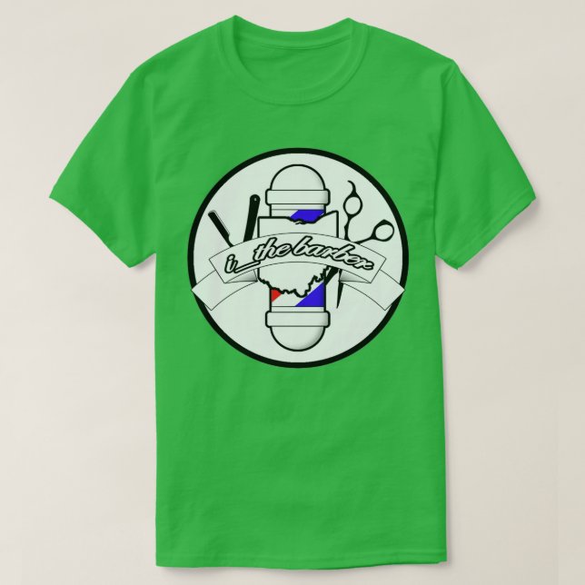 T-shirt logo ithebarber (Design devant)