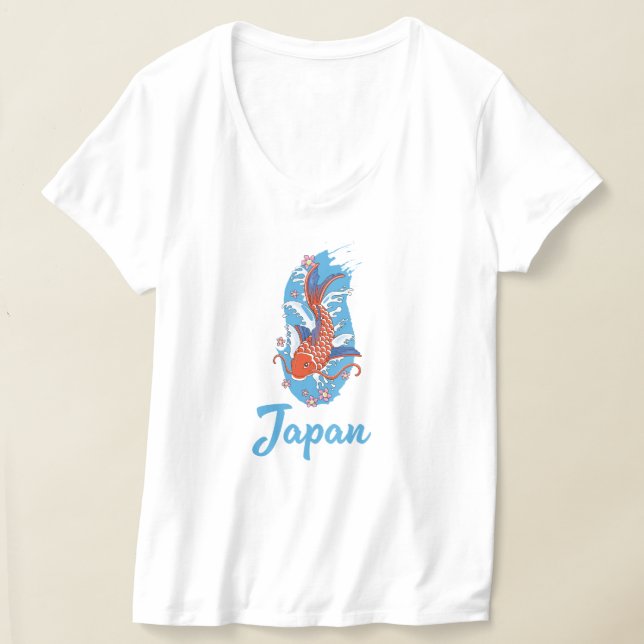 T-shirt Logo Japon Pêche (Poser)