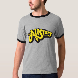 T-shirt Logo jaune collectif d'AllStars sur le gris