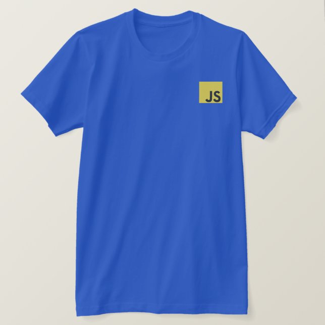 T-Shirt Logo JavaScript (Design devant)