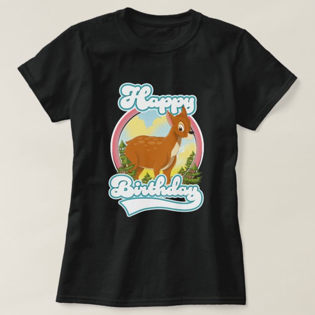 T-shirt Logo Joyeux Anniversaire (Design devant)