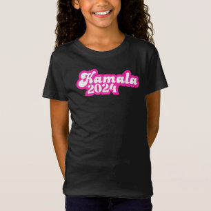 T-Shirt Logo Kamala Harris girly Pink 2024