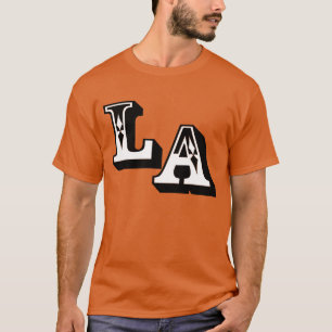 T-shirt •°♥§Logo LA Appareil de mode américain Basic Tee§♥