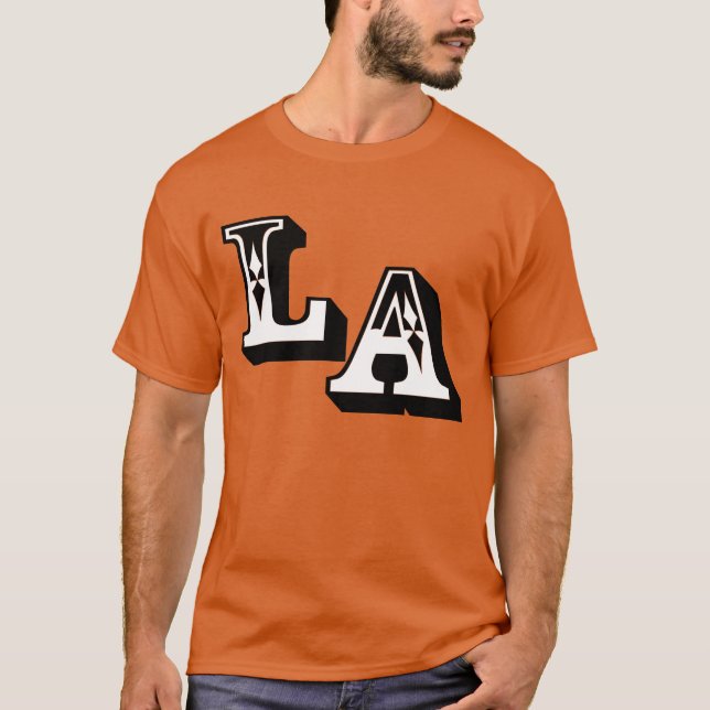 T-shirt •°♥§Logo LA Appareil de mode américain Basic Tee§♥ (Devant)