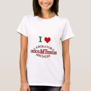 T-SHIRT LOGO LABORATOIRE SPÉCIALISTE MT TECHNOLOGUE MÉDICA