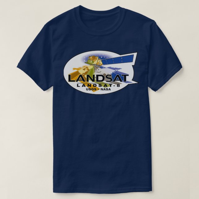 T-shirt Logo Landsat 8 (Design devant)