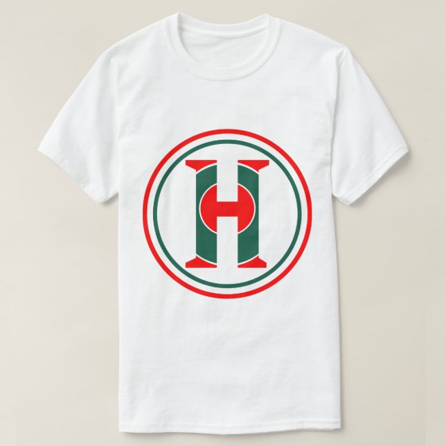 T-shirt Logo Lettre H Moderne (Design devant)