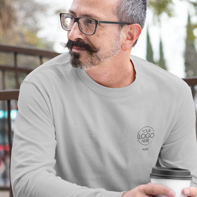 T-shirt Logo long manches élégamment Élégant (Créateur téléchargé)