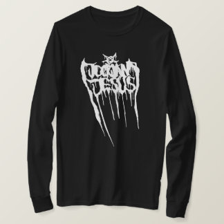 T-shirt Logo Longsleeve en métal de la mort de Jésus de