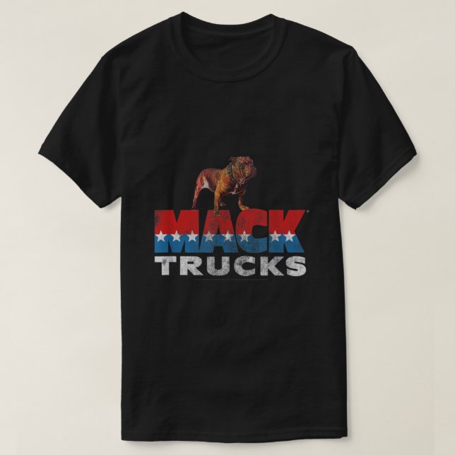 T-shirt Logo Mack Trucks Retro Mack  (Design devant)