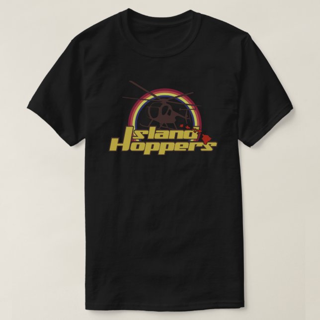 T-shirt Logo Magnum Island Hoppers (pour bac de couleur cl (Design devant)